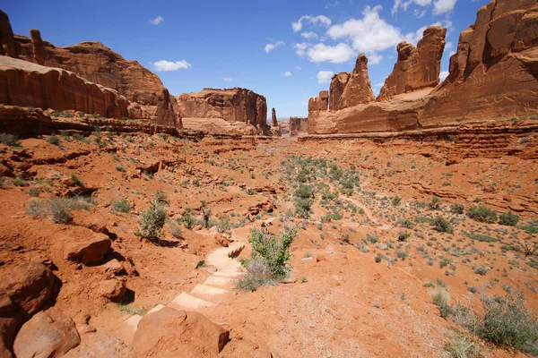 Parque Nacional dos Arcos em Utah, EUA — Fotografia de Stock