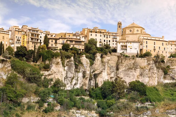 Gesamtansicht der Stadt Cuenca am Morgen. castilla-la mancha, spanien — Stockfoto