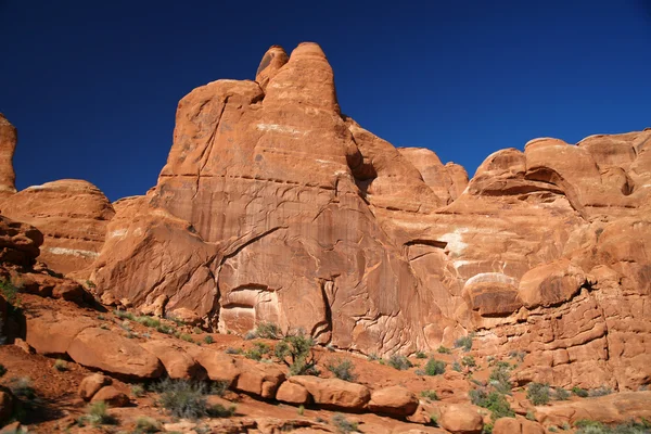 Formación rocosa en el Parque Nacional Arches, Estados Unidos — Foto de Stock