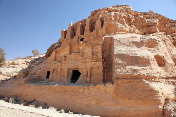Petra nabataeans hauptstadt (al khazneh), jordan — Stockfoto