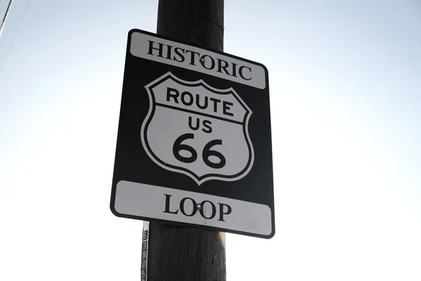 Gerçek route 66 mesaj, arizona, ABD — Stok fotoğraf