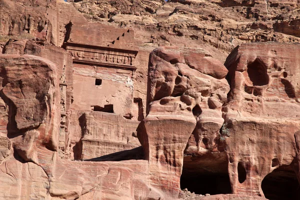 Petra Nabataeans capital (Al Khazneh), Jordânia — Fotografia de Stock