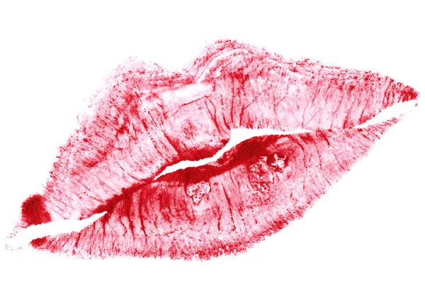 Hermosos labios rojos —  Fotos de Stock