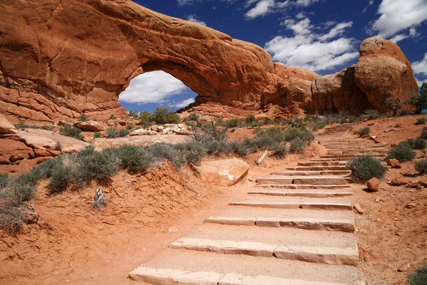 Parque Nacional dos Arcos perto de Moab, Utah — Fotografia de Stock