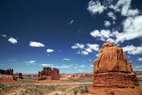 Národním parku Arches v Utahu, usa — Stock fotografie