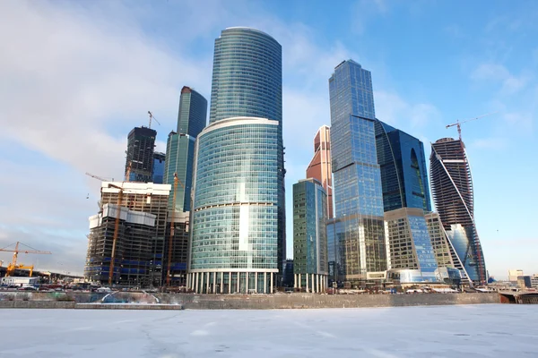 Wolkenkratzer Stadt internationales Geschäftszentrum — Stockfoto