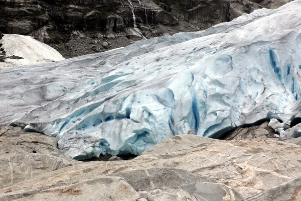 Briksdalsbreen льодовик — стокове фото