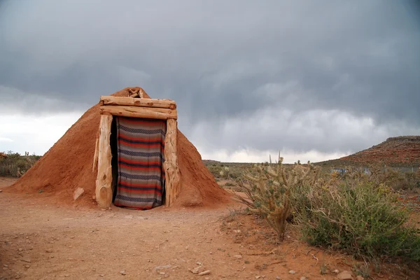 Navajo-Indianerhaus — Stockfoto