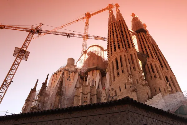 Barcelona Spanje - 9 juni: La Sagrada Familia — Stockfoto