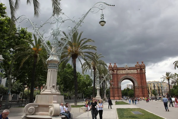 Arco del Triunfo Barcelona — Stok fotoğraf