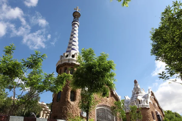 Park guel i barcelona — Stockfoto