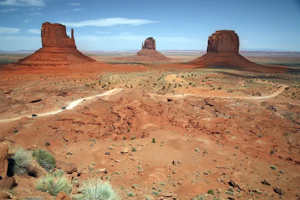 Monument Valley National Park, desert in Utah, USA — Stock Photo, Image