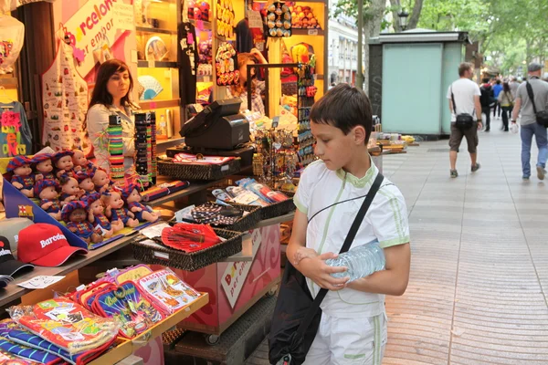 Barselona bölgesindeki alışveriş — Stok fotoğraf