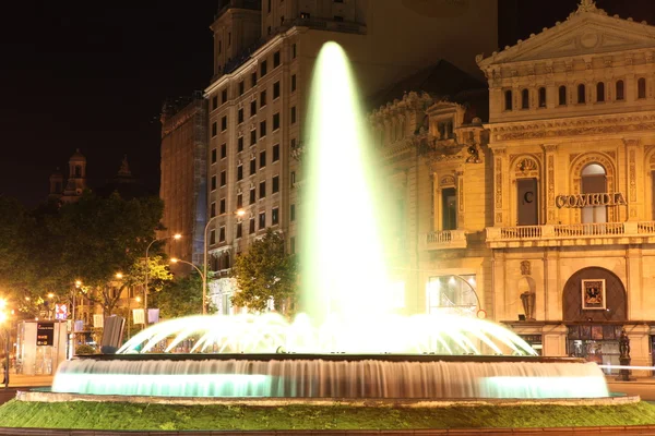 Montjuic fontein in barcelona, Spanje — Stockfoto