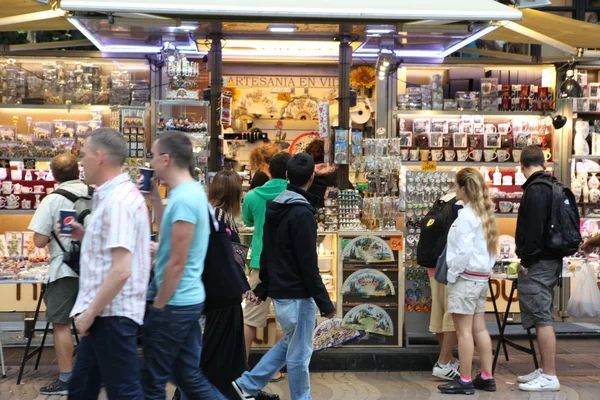 Winkelen in barcelona — Stockfoto