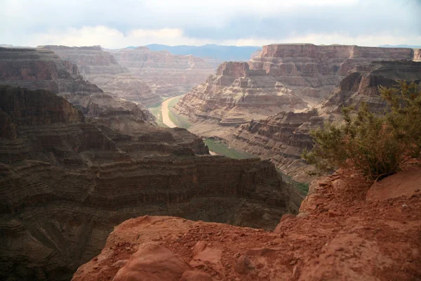 Grand canyon a řeka colorado, národní park, arizona, usa — Stock fotografie
