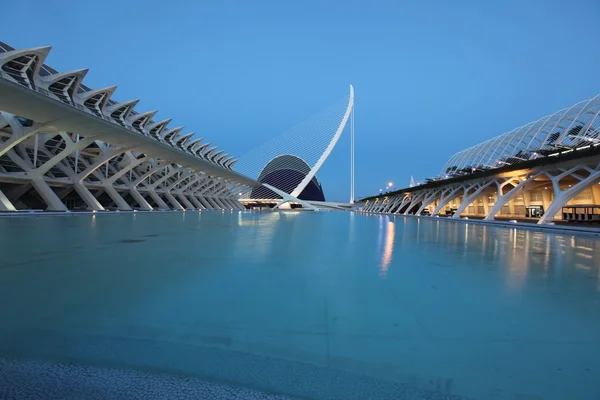 Ciudad de las Artes y las Ciencias de Valencia — Foto de Stock