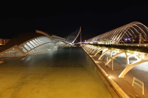 Stadt der Künste und Wissenschaften in Valencia — Stockfoto
