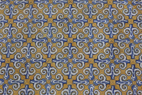Valência, Espanha - fundo de azulejos de cerâmica antiga — Fotografia de Stock