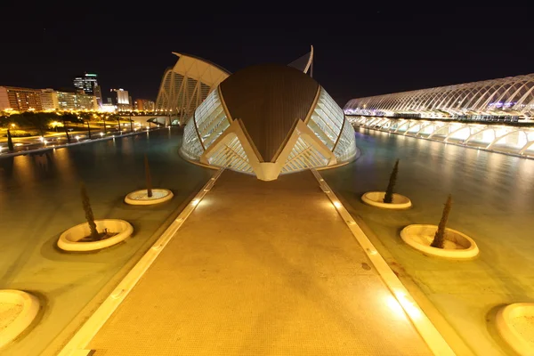 Stad van Kunsten en Wetenschappen in Valencia — Stockfoto