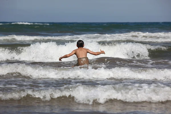 Strand in valencia, spanien — Stockfoto