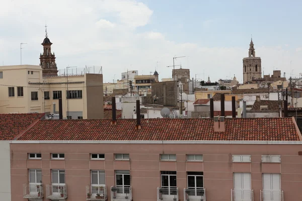 Telhados de Valência, Espanha — Fotografia de Stock