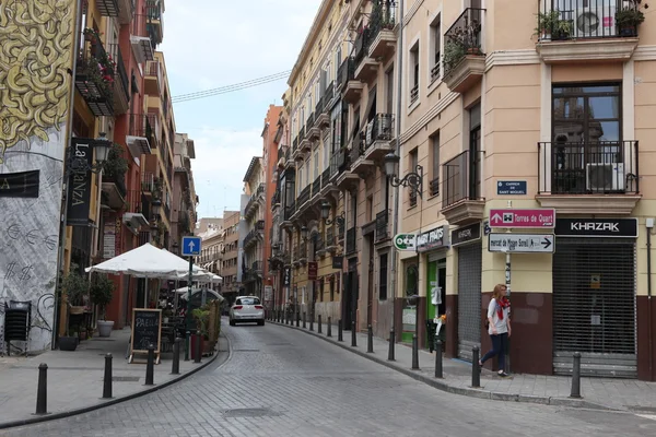 Street Valencia, Spanyolország — Stock Fotó