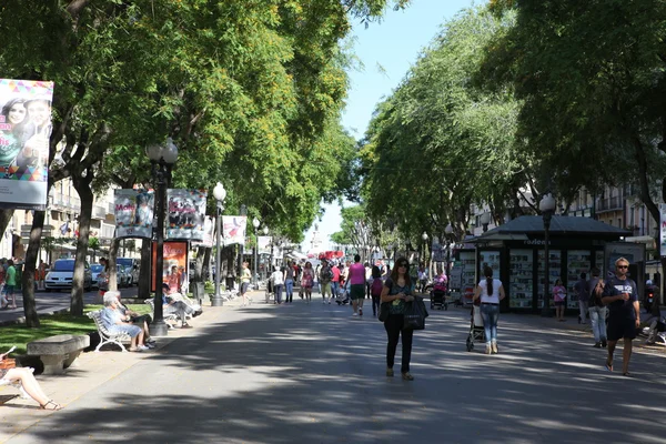 Utcák, Tarragona, Spanyolország — Stock Fotó