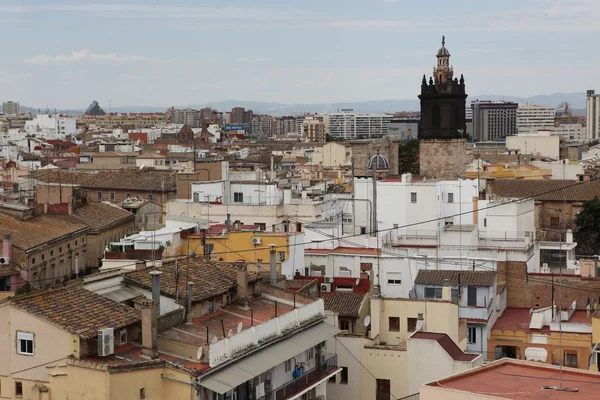 Dächer von Valencia, Spanien — Stockfoto