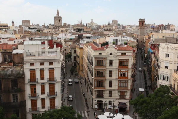 Dächer von Valencia, Spanien — Stockfoto