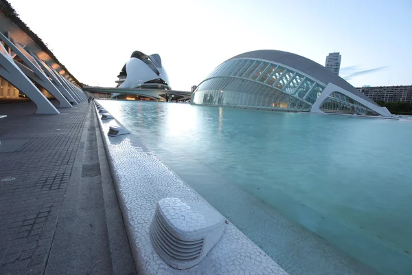 Stadt der Künste und Wissenschaften, Valencia, Spanien — Stockfoto