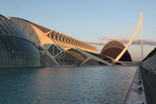 Stad van Kunsten en Wetenschappen, valencia, Spanje — Stockfoto