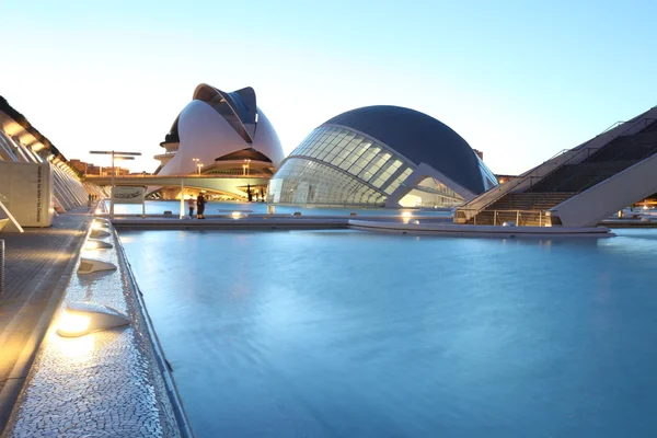 Stadt der Künste und Wissenschaften in Valencia — Stockfoto