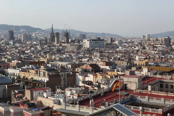Панорама Барселони — стокове фото