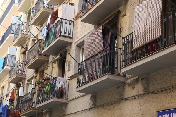 Rezidenční čtvrti v Barceloně — Stock fotografie