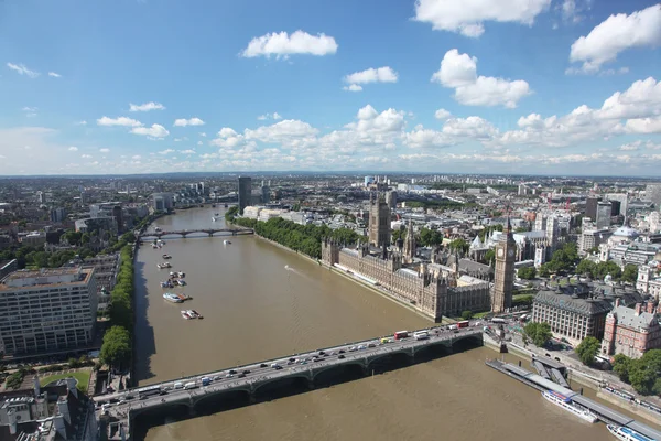 Panoramatický výhled na Londýn — Stock fotografie