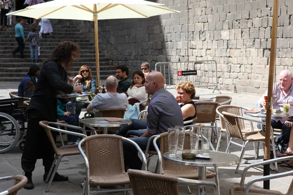 Menschen im Café — Stockfoto