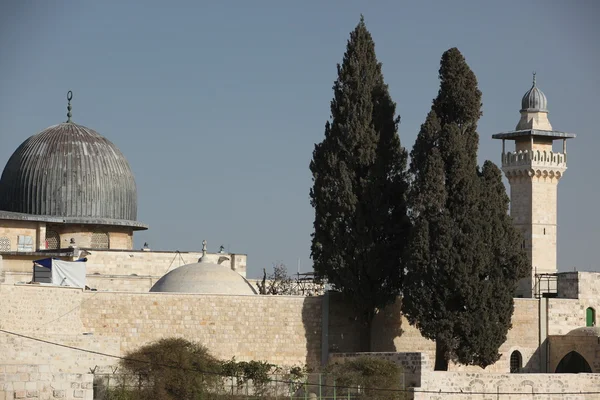 Al aqsa moskén i jerusalem — Stockfoto