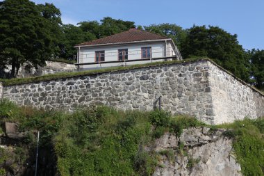 duvar akershus Kalesi Oslo, Norveç