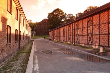Akershus Kalesi ve kale Oslo, Norveç