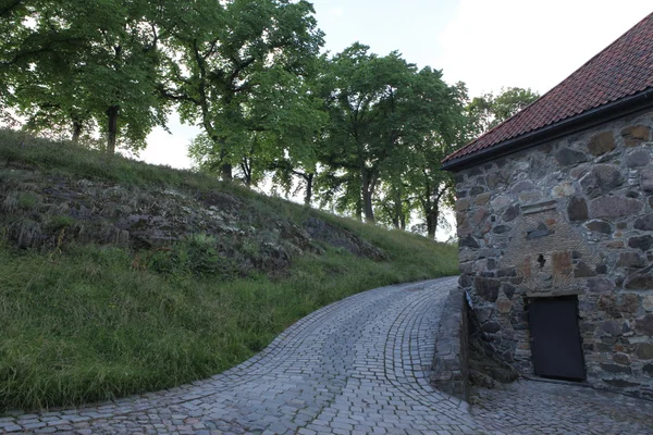Castelo e Fortaleza de Akershus em Oslo, Noruega — Fotografia de Stock
