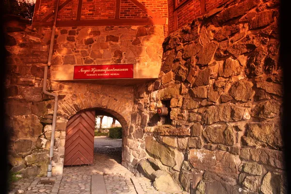 Castillo y fortaleza de Akershus en Oslo, Noruega — Foto de Stock