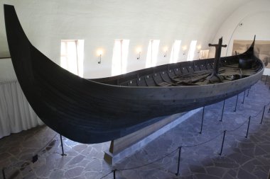 gerçek bir viking gemi, müze Norveç