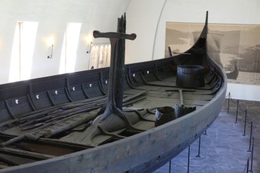 Real viking ship, Norway clipart