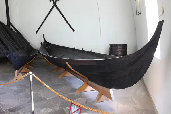Gerçek bir viking gemi, Norveç — Stok fotoğraf