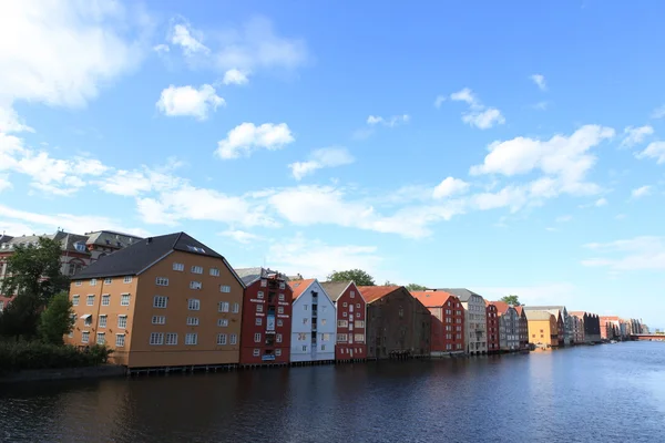 Stadsbilden i trondheim, Norge — Stockfoto