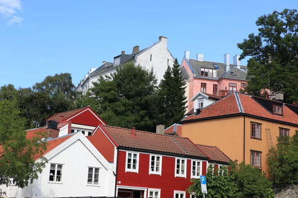 Binalarda trondheim, Norveç — Stok fotoğraf