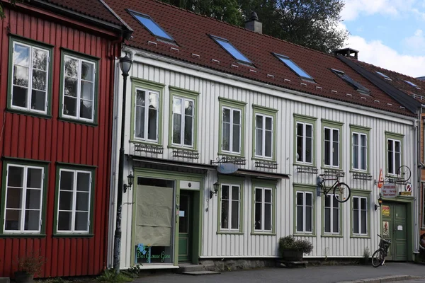 Cityscape dari Trondheim, Norwegia — Stok Foto