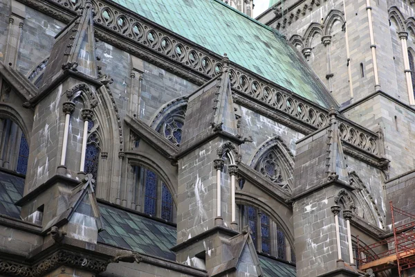 Trondheim cathedral, Norge — Stockfoto