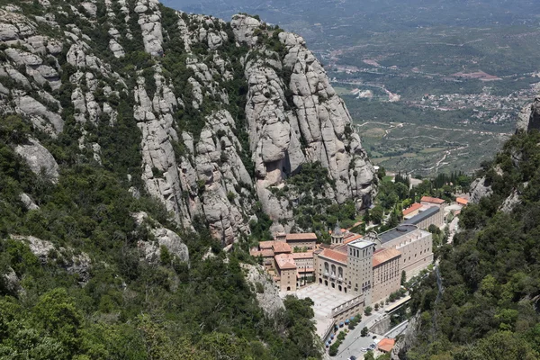 Abadía de Santa Maria de Montserrat — Foto de Stock